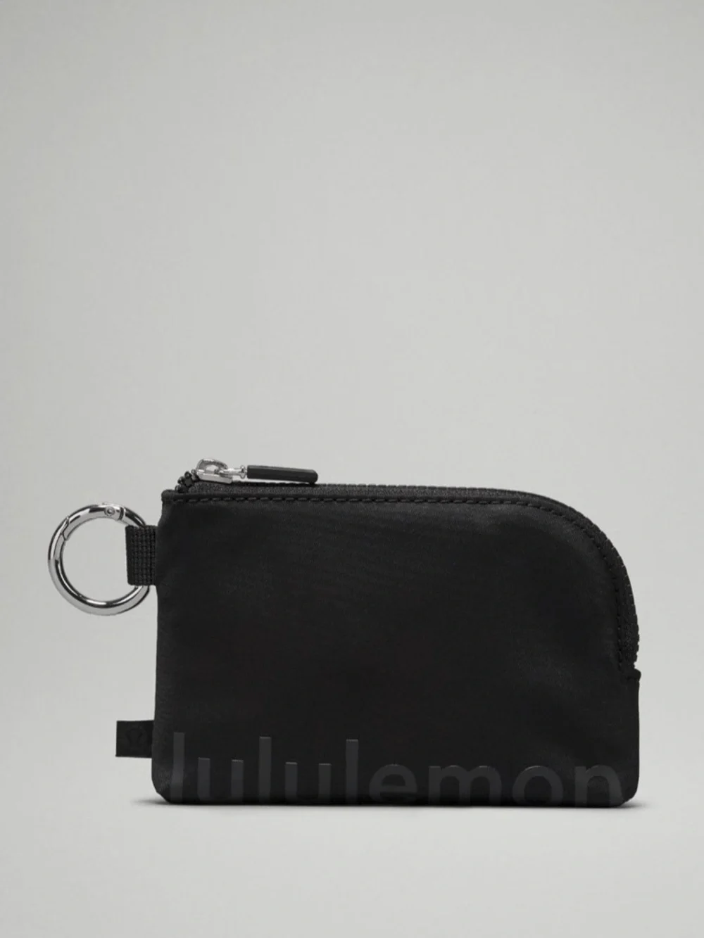 lululemon athletica Black Zip Key Coin Pouch NWT